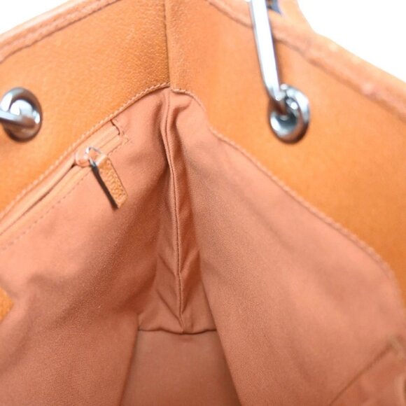 GUCCI Logo GG Pattern Shoulder Bag Canvas Leather Brown Orange SHW Italy - Picture 11 of 15